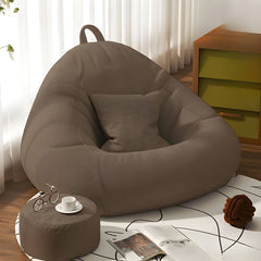 Luxurious Linen Upholstered Bean Bag