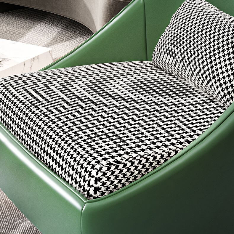 slipcovered armless chair