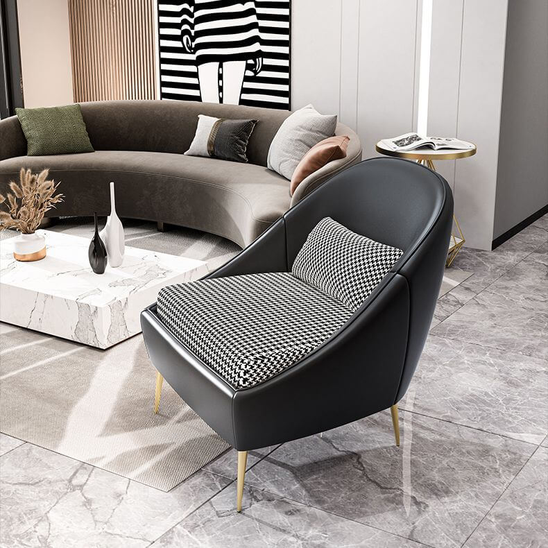 comfortably designed armless chair