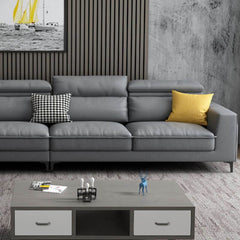 Colorful modular sofa variations