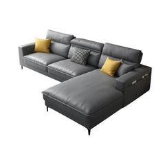 Stylish modern sofa in comfortable setting