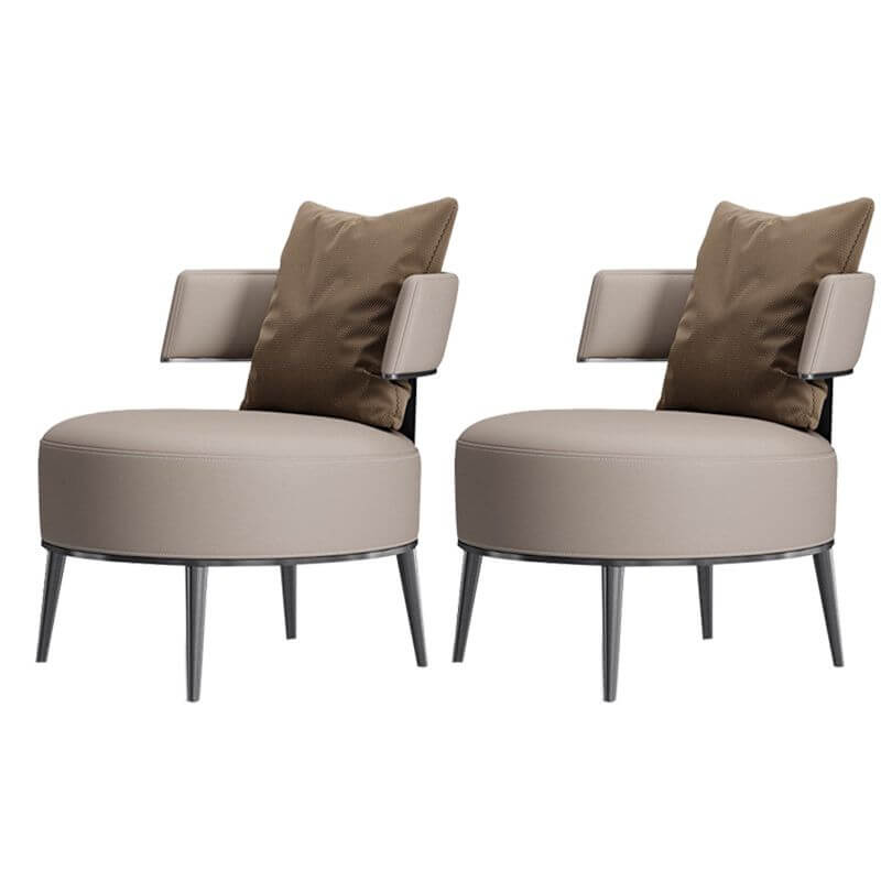 Stylish living room chair with removable cushions