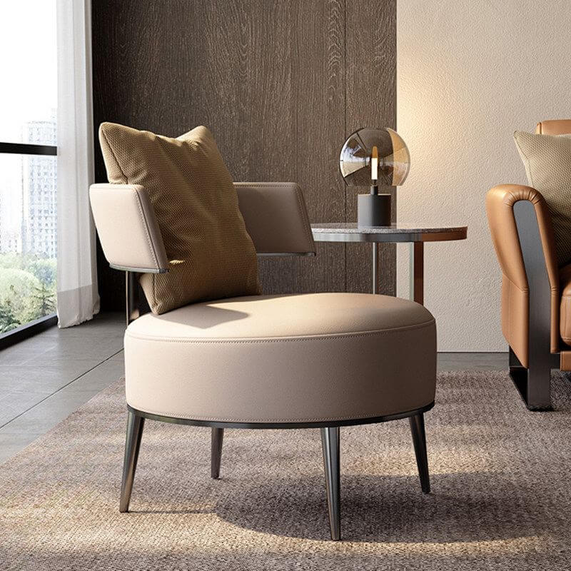 Stylish living room chair with removable cushions
