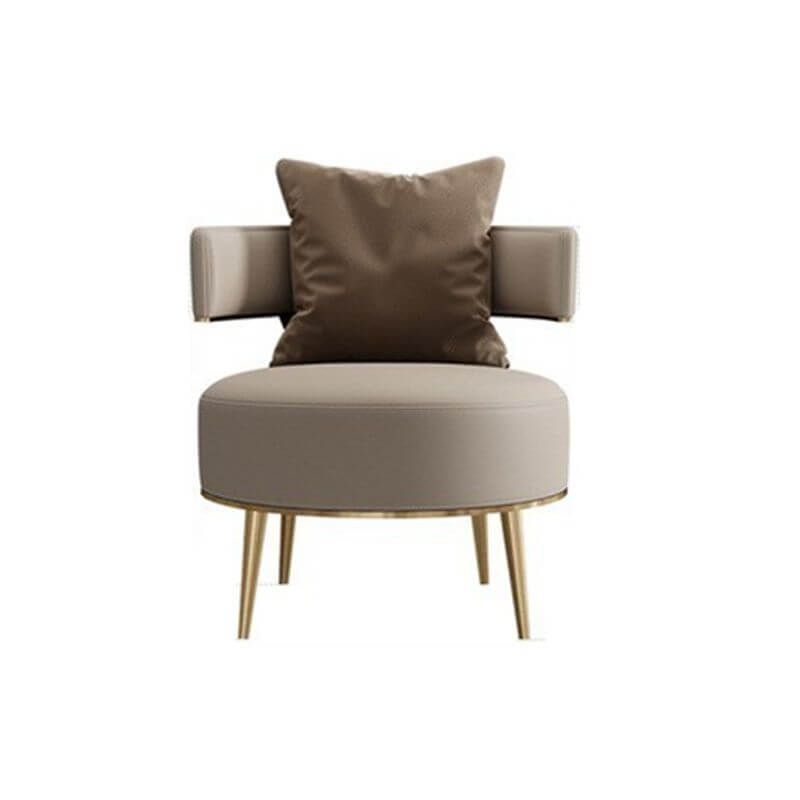 Plush upholstery of the living room upholstered chair
