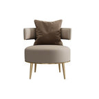 Plush upholstery of the living room upholstered chair