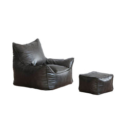 Modern Faux Leather Bean Bag for Living Room