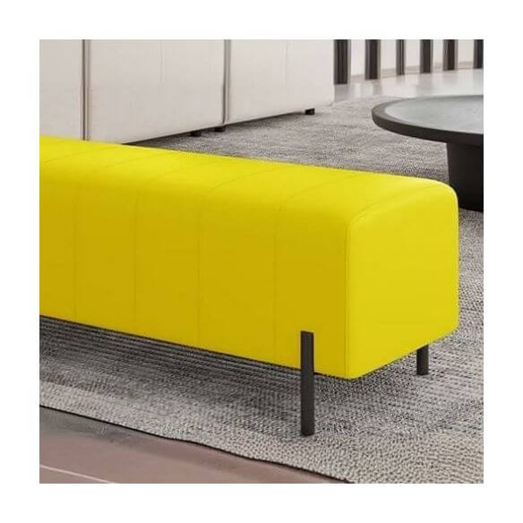 Pink Rectangular Ottoman Design