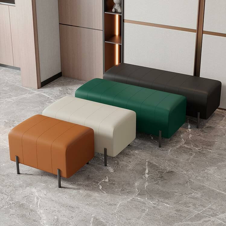 Large Rectangular Ottoman in Grey