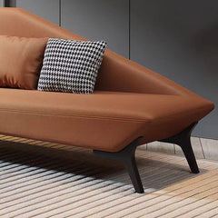 Stylish chaise chair showcasing solid color pattern