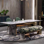 Green Short Bench for Entryway