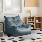 Pink oversized bean bag chair ideal for a playful environment