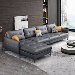 Modern sectional sofa in living room