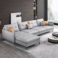 Luxury Stain-Resistant Sectional Sofa