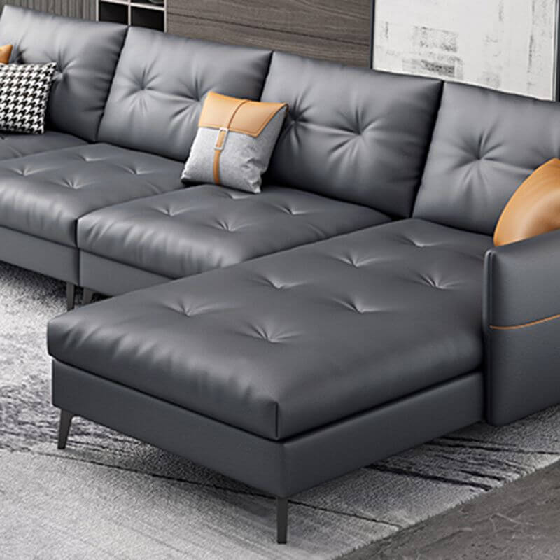 Home Tufted Split-Back Sofa