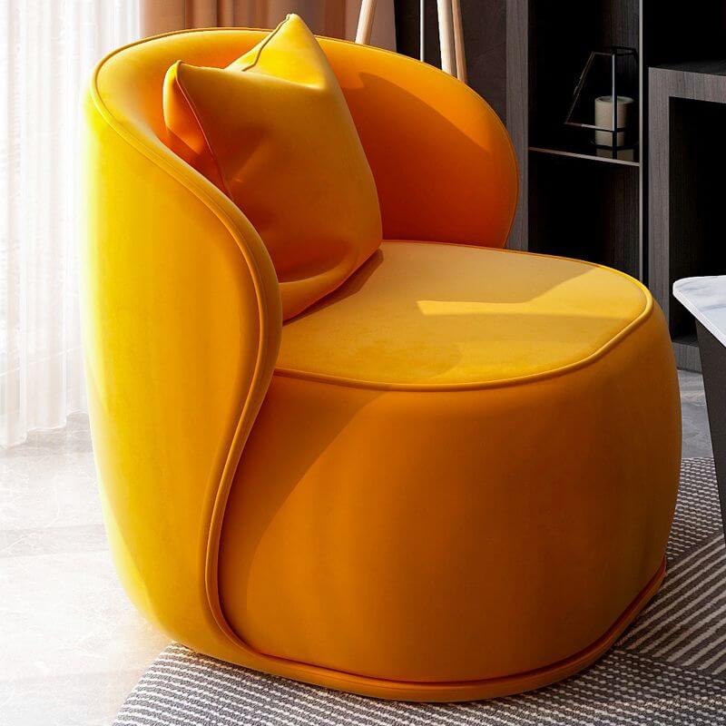 Luxury style indoor armless chair in living room