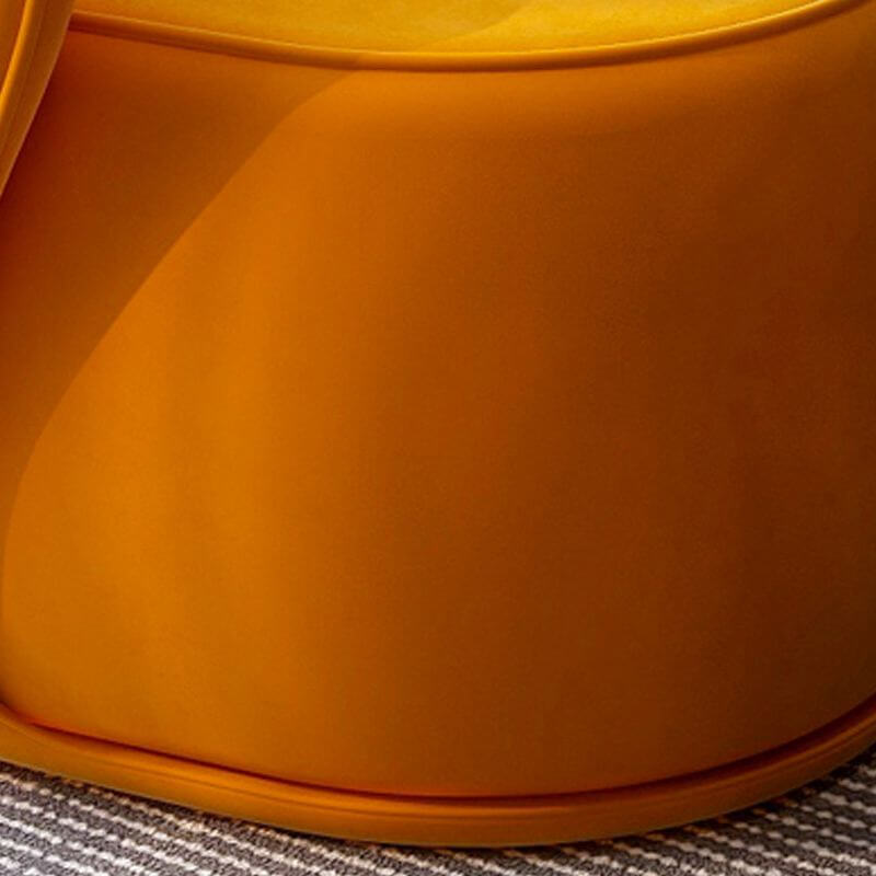 Modern velvet chair in stylish decor