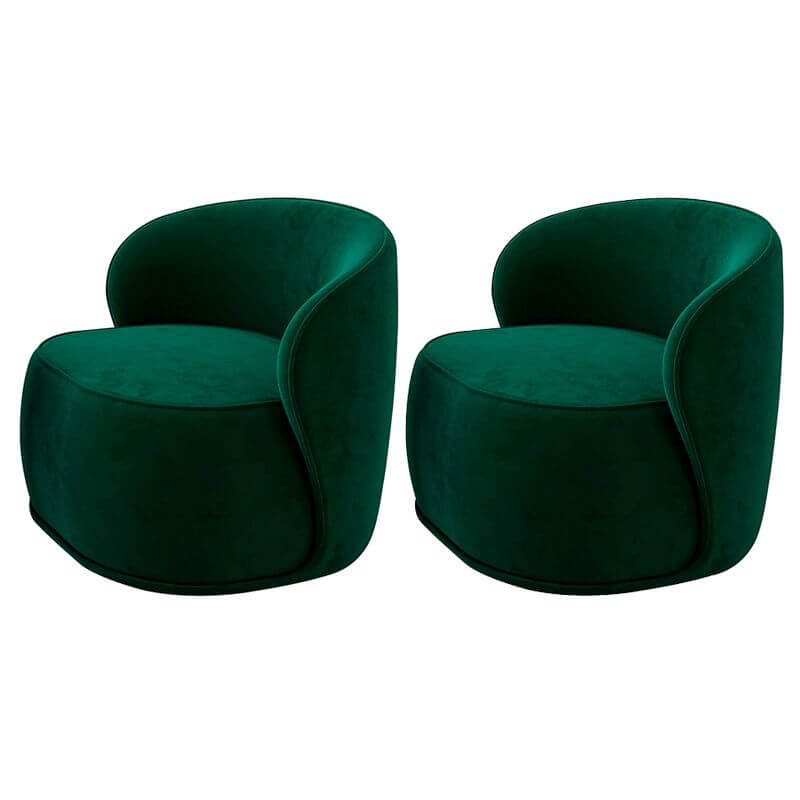 Minimalist armless chair against bright background