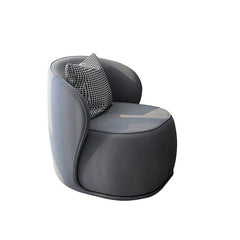 Elegant armless chair with plush upholstery