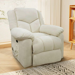 Merino Padded Plug-In Chair Recliner in Gray