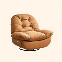 metal recliner with swivel gliding base