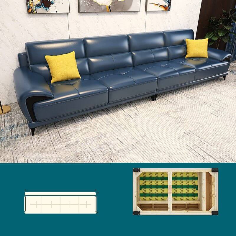 comfortable modular seating area
