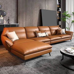 Mid-Century Modern Sectional Sofa in Living Room