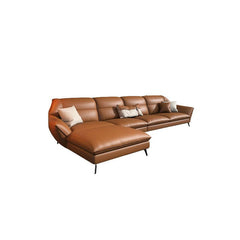 Sectional Sofa Rear View in Home Setting