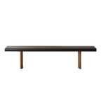 Stylish Modern Bench with Cushioned Seat