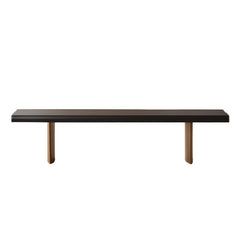 Stylish Modern Bench with Cushioned Seat