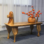 Durable Wood Entryway Bench