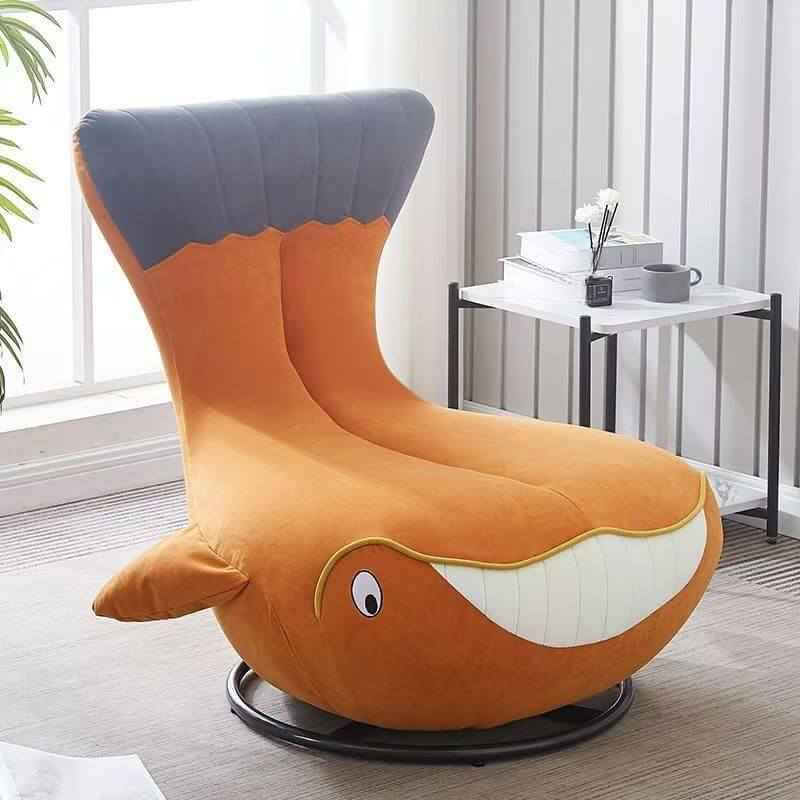 Tufted cushion back of Abstract Side Chair