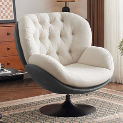 Stylish accent chair in contemporary interior