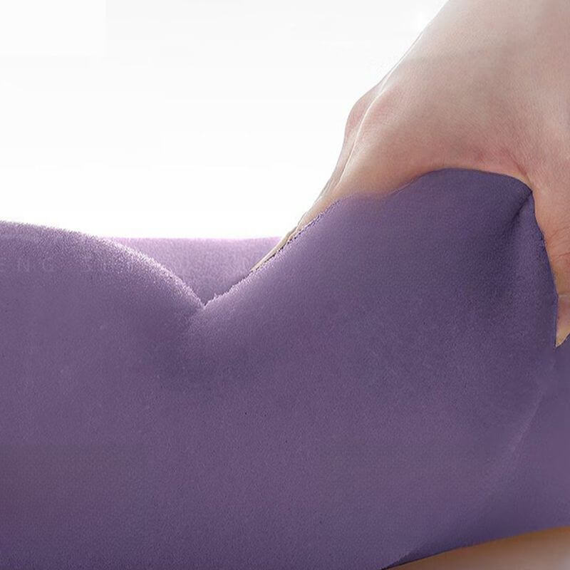 Chalk colored minimalist sofa with repository