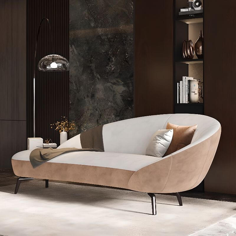 Minimalistisches Gepolstertes Eck-Chaiselongue für Innenräume Zweitbild