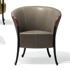 Modern Fixed Swivel Arm Chair