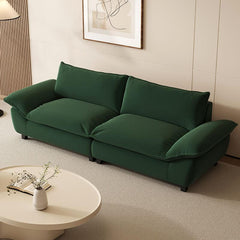 modern two-seater sofa on a living room