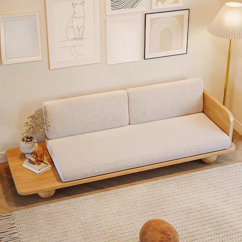 Scandinavian style minimalist settee