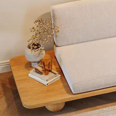 stylish settee in contemporary interior