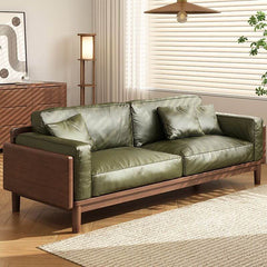 Wide pillow back sofa