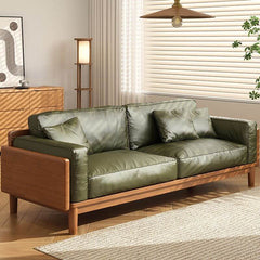 Durable scratch-resistant fabric sofa