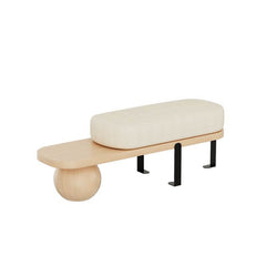 Contemporary Minimalist Wooden Bench