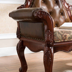 Right-arm chaise chair elegantly displayed