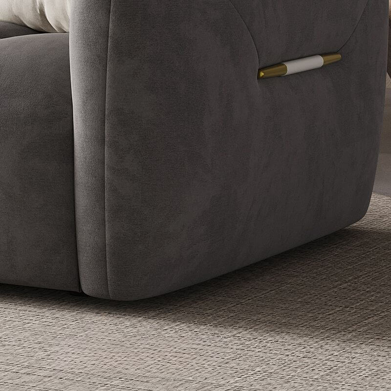 Contemporary Off-White Floor Sofa