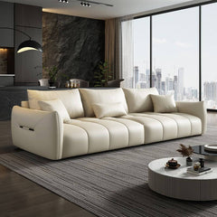 Grey and Peony 3-seater Sofa