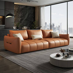 Contemporary Off-White Floor Sofa