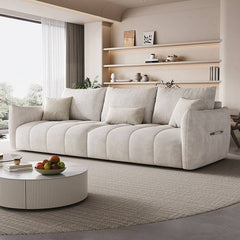 Modern Wide Pillow Back Sofa