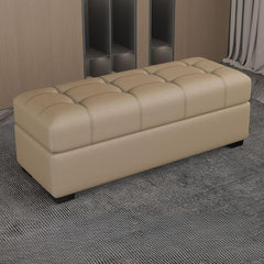 Milk Tea Color Rectangular Ottoman