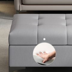 Stylish storage ottoman for contemporary home decor