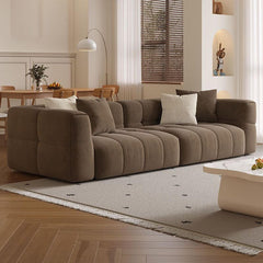 Butter color scratch-repellent couch