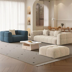 Butter color scratch-repellent couch